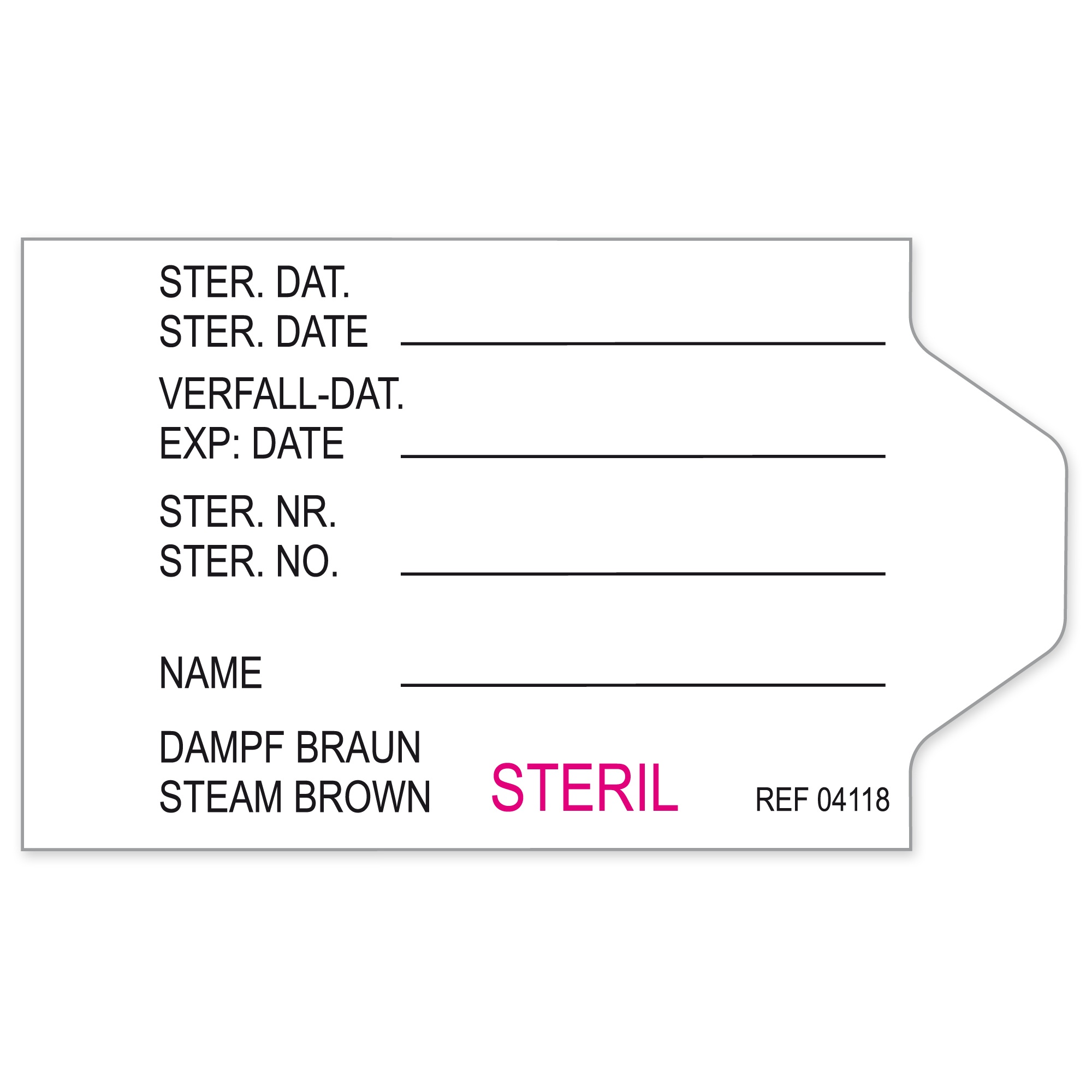 Container Labels for Aesculap Containers Image